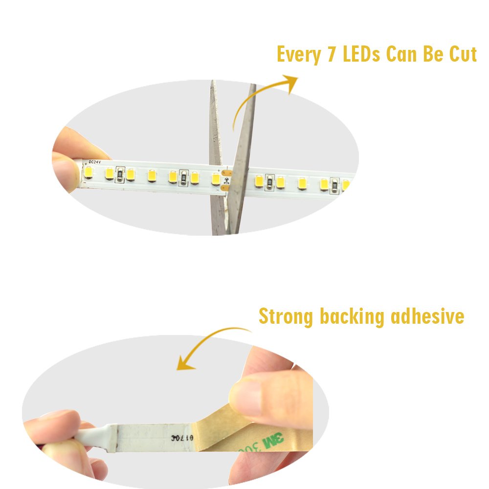 Single Row Series DC24V 2835SMD High CRI 95 700LEDs Waterproof Optional Lighting LED Strip Light, 5m/16.4ft Per Reel By Sale Single Row Series DC24V 2835SMD High CRI 95 700LEDs Waterproof Optional Lighting LED Strip Light, 5m/16.4ft Per Reel By Sale